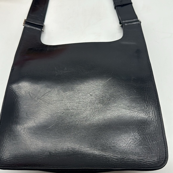 Stuart Weitzman Black Crossbody Mixed Medium Bag - Fabric and leather combo - Picture 11 of 16